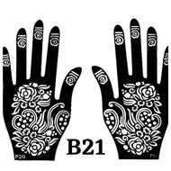 Sticker inai / Sticker Henna / Henna Stencil / Mehndi Stencil NEW DESIGN