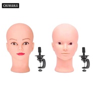[CHiWANJi] Female Mannequin Head Cap Head Stand Cosmetology Practice Lifelike Hairpieces Show Cap Di