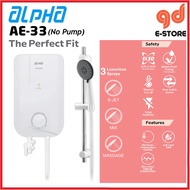 Alpha Water Heater AE33 SK17E RSE (No Pump) RS-E SK-17E AE-33