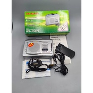 Aiwa JS379 Cassette Walkman, 3-in-1 Player/Recorder/Radio, One-Touch Heavy Bass + Auto Reverse + Bui