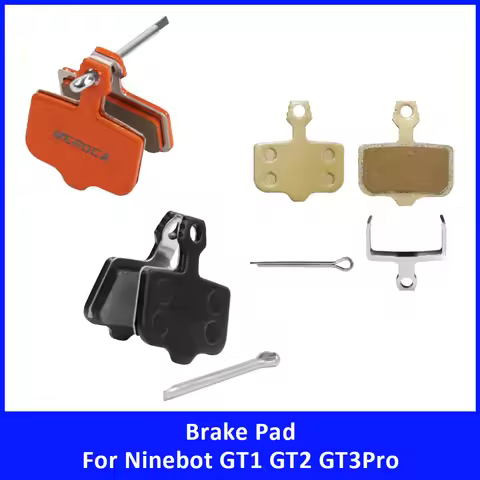 Front Hydraulic Disc Brake Pads Fits for Segway Ninebot GT1 GT2 GT3 Pro SuperScooter Replacement Bra