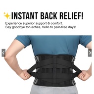 Back Support for Lower Back Pain Relief Breathable Back Support Belt Anti-skid Waist Lumber Belt