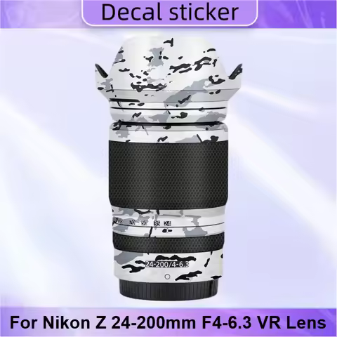 For Nikon Z 24-200mm F4-6.3 VR Lens Sticker Advanced Protection Skin Z24-200 Lens Body Protective An