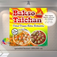 Spanduk Bakso Taichan Spanduk Bakso Spanduk Pentol Kuah Dll