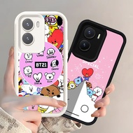 Z-12 bt21 White Black Case Casing for VIVO Y33S Y01 Y33E Y55 Y75 5G Case
