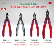 Knipex Super Knips Pliers for Cutting Electronic Components, Soft Materials, Drawstring Cutting Blad