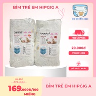 [Combo of 100 pieces] HIPGIG A Diapers and Pants with good absorbency, all sizes S-/3XL (New stamp, 