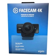 Elgato Facecam 4K (Black) Premium 4K 60FPS USB-C Studio Webcam, 10WAF9901