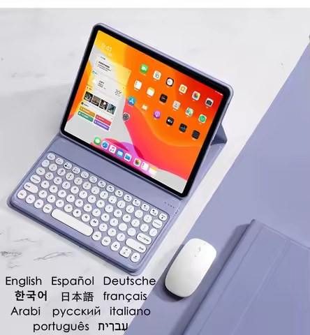 Funda For Redmi Pad SE 8 7 4g Case Keyboard Cover For Xiaomi Redmi Pad SE 8.7 4g Tablet Cover Keyboa