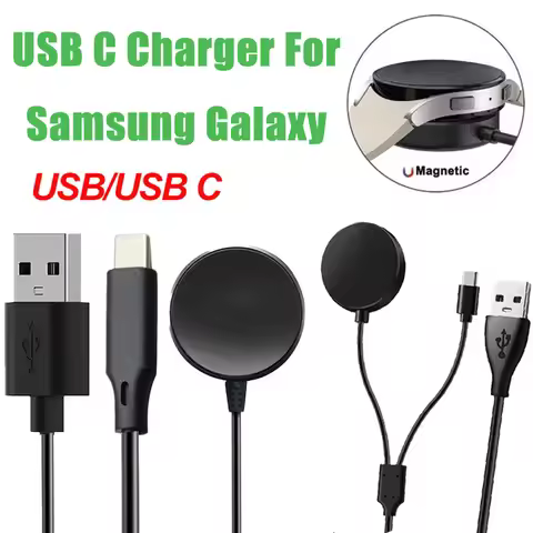 USB C Charger For Samsung Galaxy Watch 4 6 Classic 43mm 47mm 46mm 42mm/Galaxy Watch 3 4 5 6 Charging