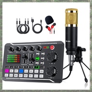 Microphone Set Accessories Condenser Microphone Set Live Sound Card F998 BM800 Set