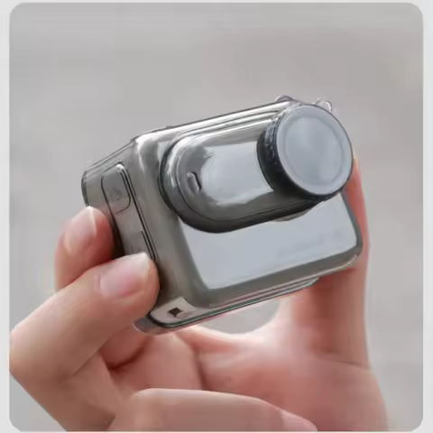 For Insta360 GO 3S Soft Silicone Protective Case with Lanyard Lens Cover Anti-Scratch Shockproof Ski