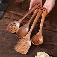 Acacia Wooden Spatula Non-Stick Pan Special Spatula Household Colander Soup Spoon Kitchen Set