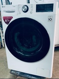 可使用消費券 )) LG 大眼仔 🌸F-14105V2W 1400轉速 大容量 洗衣機 九成新以上 ** 二手洗衣機 // 電器 包送貨安裝 +++washing machine