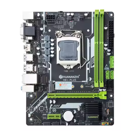HUANANZHI H81 PLUS Motherboard LGA 1150 M.2 NVME Slot Support i3 i5 i7/Xeon E3 V3 Processor DDR3 RAM
