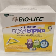 Bio Life A.B. Junior Pre & Pro (Prebiotic & Probiotic) 50 sachets x 2.3 g