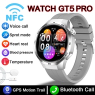 New For HUAWEI Watch 5 Upgrade Smart Watch Men GT5 Pro AMOLED HD Screen Bluetooth Call GPS NFC Heart
