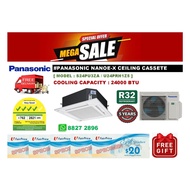 PANASONIC Ceiling Cassette 24000 BTU + FREE NTUC VOUCHER + FREE Delivery + FREE Consultation Service