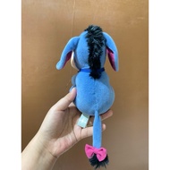 Eeyore Rattle Baby Character Doll size 8x15cm Original Eeyore Baby Rattle Doll/ Eeyore Baby Doll/ Ee
