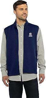 Vantage Apparel Men's Collegiate Full Zip Quilted Vest, Georgia Southern Eagles, 3X-Large