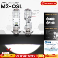 Autolume Motorcycle LED Light M2-OSL CSP Double Chip 2800LM - Best Efficiency 233lm/w, Voltage 8-80V