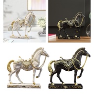 [mojotorw7] Horse Statue Decor Resin Horse Sculpture Tabletop Decoration Animal Figurine Art Figurin