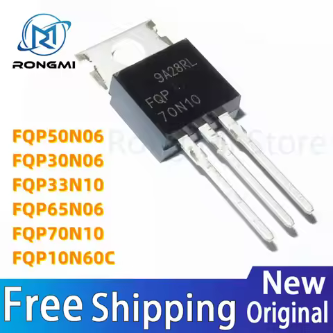 20PCS FQP50N06 TO220 50N06 TO-220 FQP30N06 30N06 FQP33N10 33N10 FQP65N06 65N06 FQP70N10 70N10 FQP10N