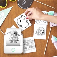 Ready Stock Mini Portable Thermal Printer Photo Sticker Printer Mobile Picture Printer
