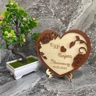 Happy Anniversary l Frame bunga l Hadiah Anniversary