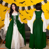 Women Cosplay Medieval Dress Vintage Performance Pirate Costume Irish Dress for Dancing Party Proms 