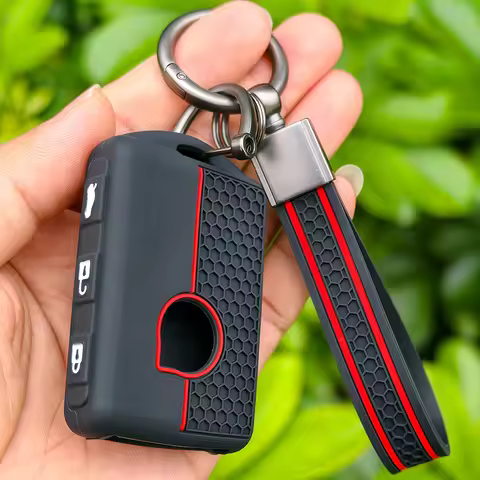 Silicone Key case for Volvo XC60 XC40 XC90 S90 V60 S60 V90 2020 Car Key Cover Case Keychain Accessor