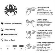 English word temporary tattoo stickers, waterproof long-lasting magic tattoo, lasts to 15 days fake 