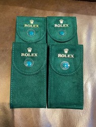 New ROLEX SERVICE POUCH SUEDE GREEN 勞力士綠色絨布