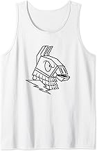 Fortnite Angry Llama Big Face Outline Art Chest Portrait Tank Top