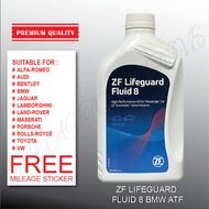 NEW ORI BMW AUTO OIL 1L SERIES 3 4 5 7 F10 F30 ZF LIFEGUARD 8HP ATF TRANSMISSION OIL 8 SPEED 5961.13