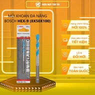 HEX-9 (8X50X100)-TOA - MŨI KHOAN ĐA NĂNG BOSCH HEX-9 (8X50X100) - Hàng chính hãng - Chất liệu thép h