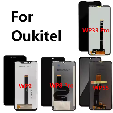 New LCD Screen Digitizer For Oukitel WP33 Pro WP8 Pro WP9 WP55 Pro WP35 Pro WP39 Pro Replacement