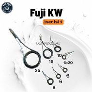 Fuji kw guideRing set 7 (7 pieces) custom rod ring guide/ fuji ring guide