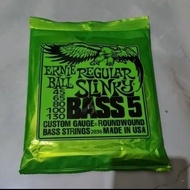 One set of Ernie ball bass strings, imported Ernie ball bass strings, 5-string electric ball bass st