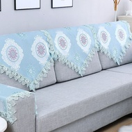 Sofa Cover Towel-Sofa Cushion Backrest Towel Sofa Towel Fabric Triangle Towel Four Seasons Universal Modern Lace Fabric Cover Single Layer Armrest Towel Sofa Towel Sofa Blanket