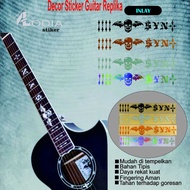 INLAY STICKER A7X AVANGECD SEVENFOLD PET GUITAR SCHECTER SYNYSTER GATES DEAD BAT INLAY