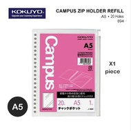Kokuyo Campus Zip Holder File Refill A5 (894) / B5 (884) File Folder