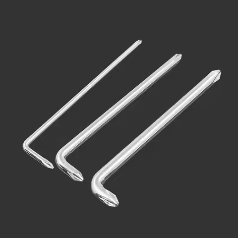3PCS/Set L-Type Screwdriver Set Screwdriver Double Headed Elbow Bend PH0 PH1 PH2 Short Arm For Fende