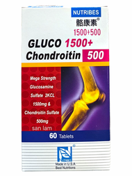 NUTRIBES - 能得健骼康素葡萄糖胺+軟骨素60粒 美國製造 366a