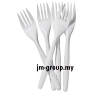 Plastic Fork / Spoon Disposable Spoon Fork 50 PCS