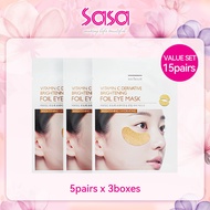Soo Beaute Vitamin C Derivative Brightening Foil Eye Mask Value Set (5pairs x 3boxes)