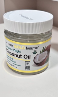 冷榨 有機 高級 初榨 椰子油 美國製 made in USA Organic Virgin Coconut Oil California cold pressed Gold Nutrition Su