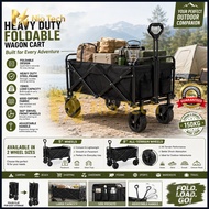 NioTech Camping Trolley Wagon Foldable Trolley Camping Wagon Table Set Outdoor Trolley Folding