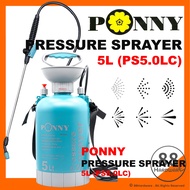 PONNY Pressure Sprayer 5L 8L 16L Battery Pump Spray Tank Garden Chemical Racun Rumput Pam Racun Knap