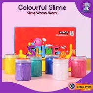 Colourful Cute Slime Murah Toys For Kids Magic Crystal Slime Non-toxic Mud Slime (1Pc)